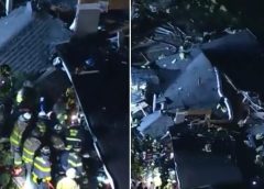 Fuerte explosión de una casa en Nueva Jersey deja a seis personas atrapadas