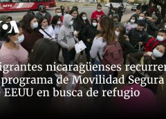 Migrantes nicaragüenses recurren al programa de Movilidad Segura de EEUU en busca de refugio