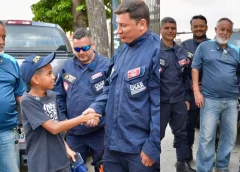 Niño rescatado por el equipo colombiano USAR COL-1 tras los terremotos en Venezuela se reencontró con los socorristas en un emotivo homenaje